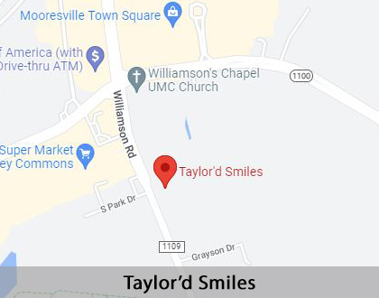 Map image for Adjusting to New Dentures in Mooresville, NC